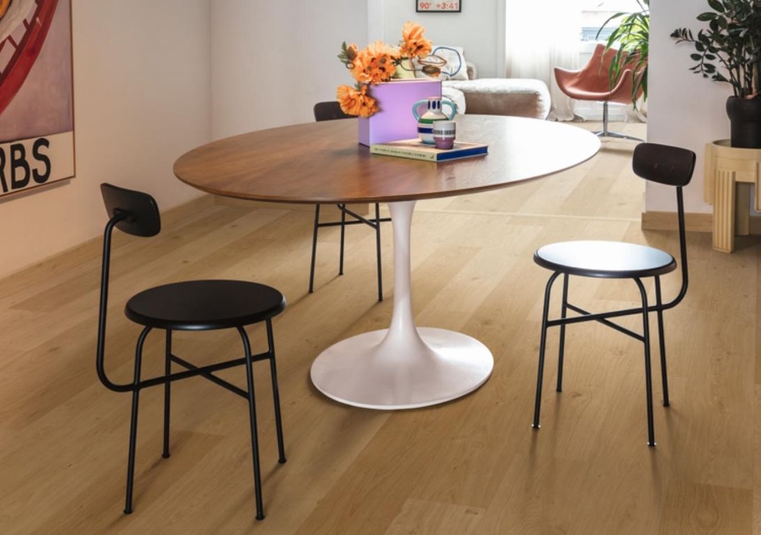 Sol vinyle ALPHA VINYL BLOS Quick Step, Bois chêne littoral miel, lame 18.90 x 125.10 cm