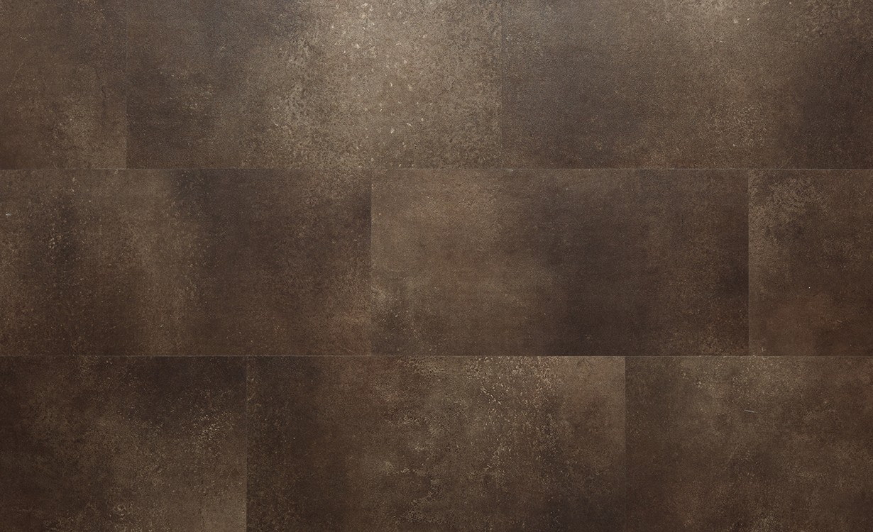 Sol vinyle ALPHA VINYL ORO  Quick Step, Béton marron, dalle 30.30 x 60.96 cm