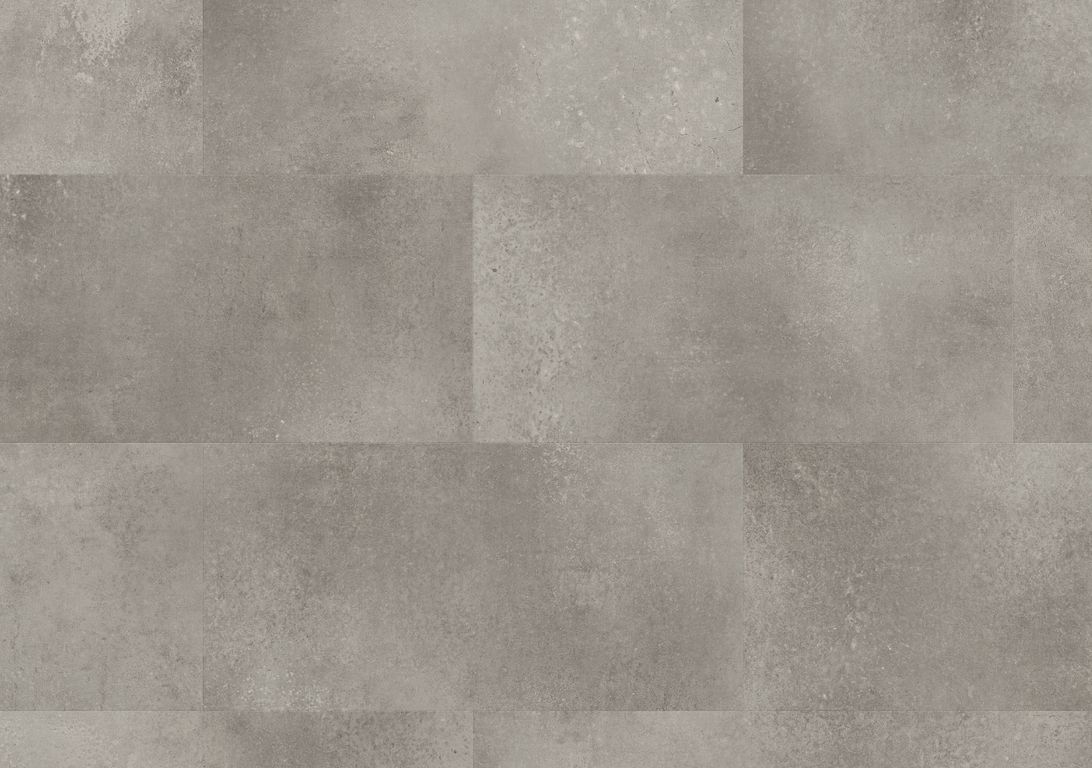 Sol vinyle ALPHA VINYL ORO  Quick Step, Béton roche bétonnée, dalle 30.30 x 60.96 cm