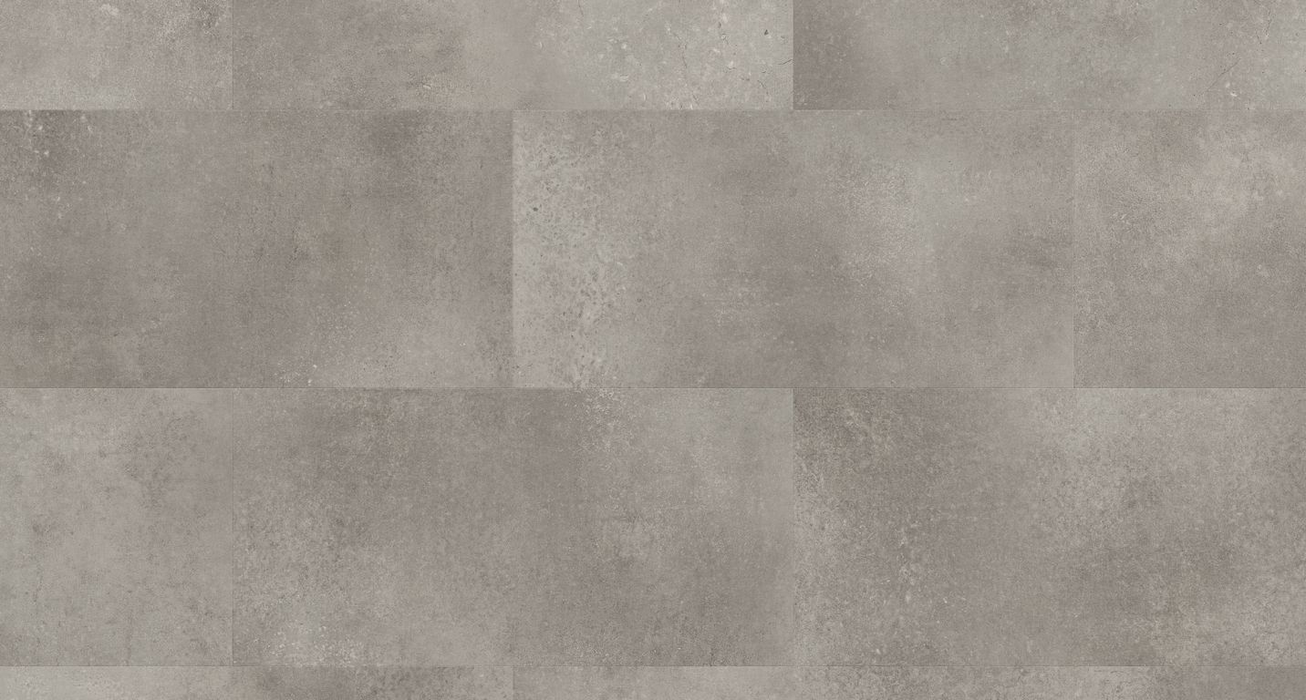 Sol vinyle ALPHA VINYL ORO  Quick Step, Béton roche bétonnée, dalle 30.30 x 60.96 cm