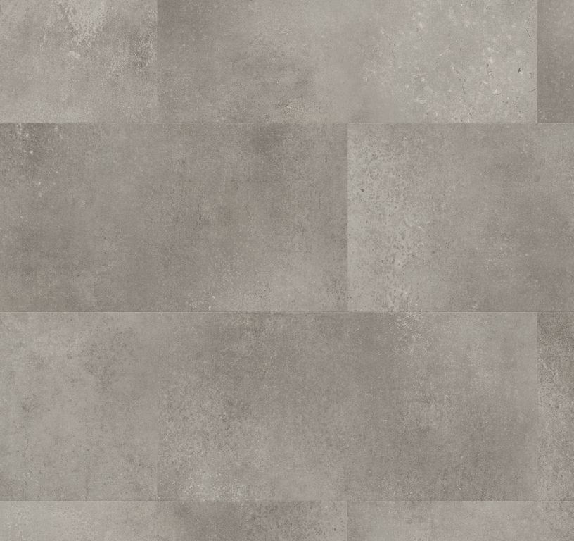 Sol vinyle ALPHA VINYL ORO  Quick Step, Béton roche bétonnée, dalle 30.30 x 60.96 cm