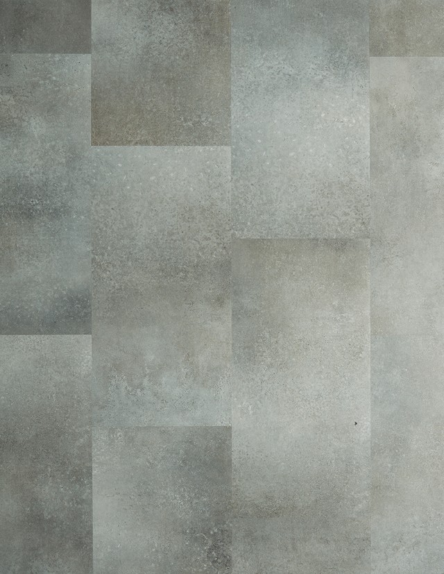 Sol vinyle ALPHA VINYL ORO  Quick Step, Béton gris clair, dalle 30.30 x 60.96 cm