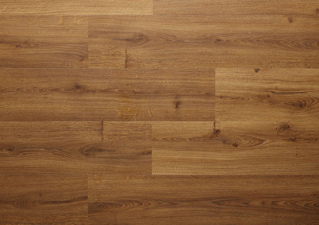 Sol vinyle ALPHA VINYL BLOOM Quick Step, Bois chêne caramel ramageux, lame 20.90 x 149.40 cm