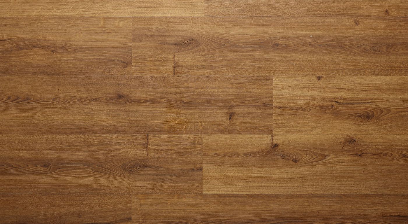 Sol vinyle ALPHA VINYL BLOOM Quick Step, Bois chêne caramel ramageux, lame 20.90 x 149.40 cm