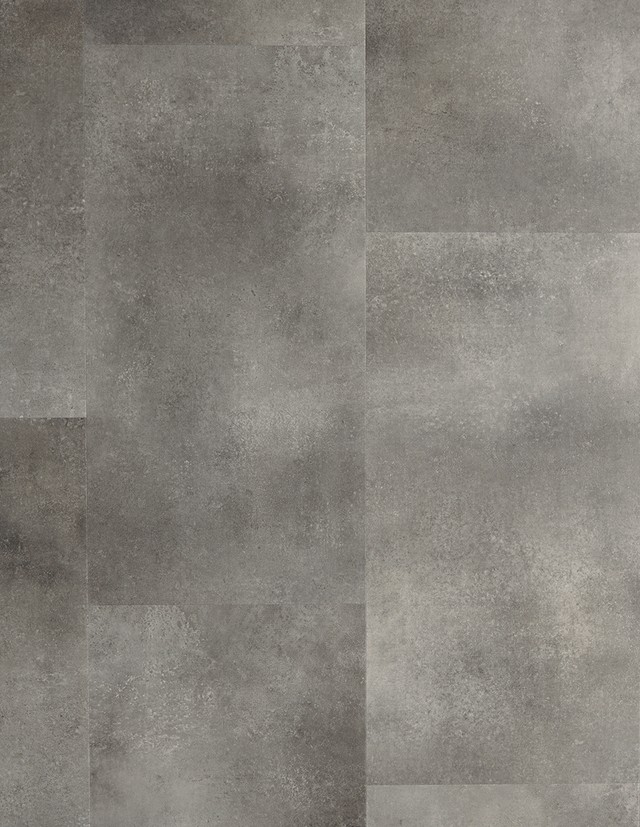 Sol vinyle ALPHA VINYL ILLUME Quick Step, Béton gris moyen, dalle 42.80 x 85.60 cm