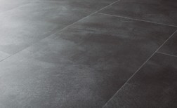Sol vinyle ALPHA VINYL ILLUME Quick Step, Béton noir, dalle 42.80 x 85.60 cm