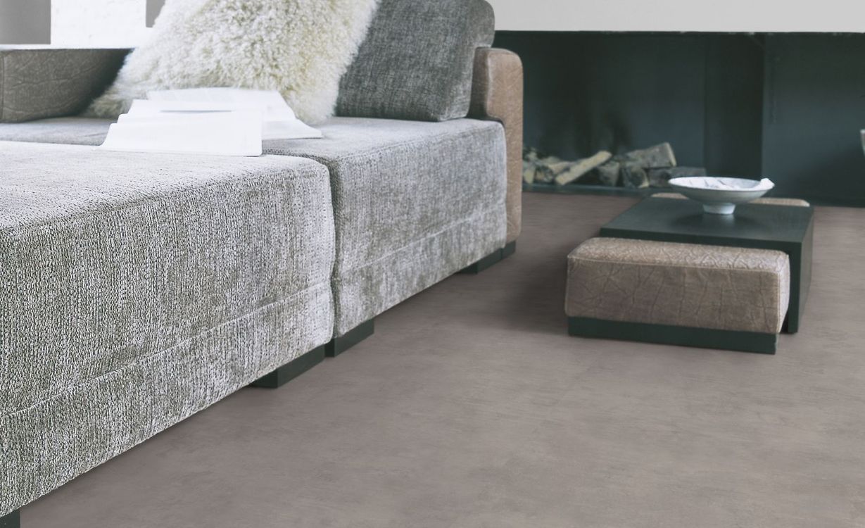 Sol vinyle rouleau TEXLINE NATURE 4M Gerflor, Béton madras storm, rouleau 4.00 m
