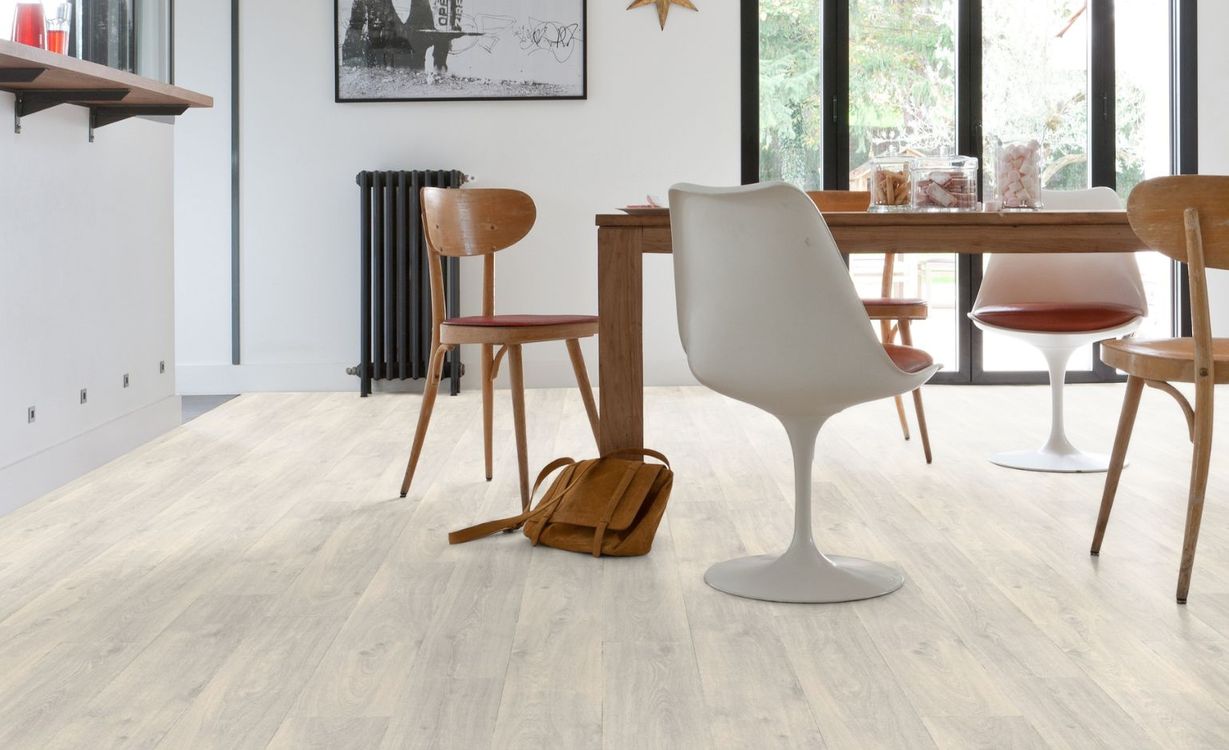 Sol vinyle rouleau TEXLINE NATURE 3M Gerflor, Bois noma blanc, rouleau 3.00 m