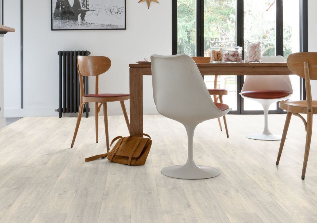 Sol vinyle rouleau TEXLINE NATURE 3M Gerflor, Bois noma blanc, rouleau 3.00 m