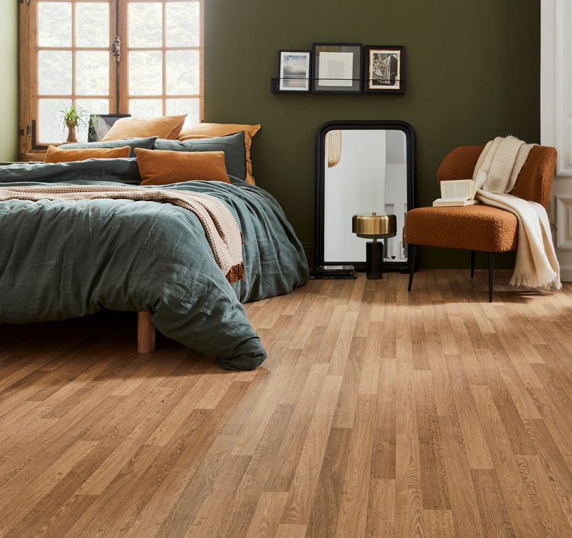 Sol vinyle rouleau TEXLINE NATURE 2M Gerflor, Bois naturel, rouleau 2.00 m