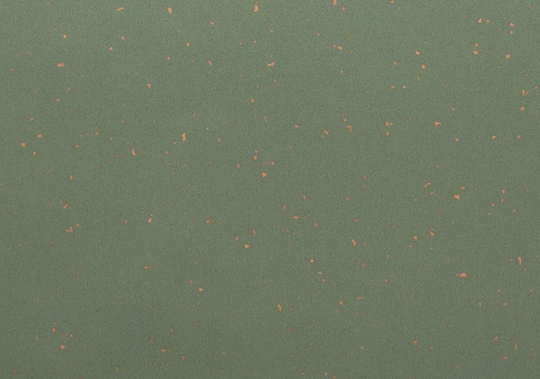 Sol vinyle rouleau TEXLINE NATURE 2M Gerflor, Uni/faux uni moucheté vert, rouleau 2.00 m