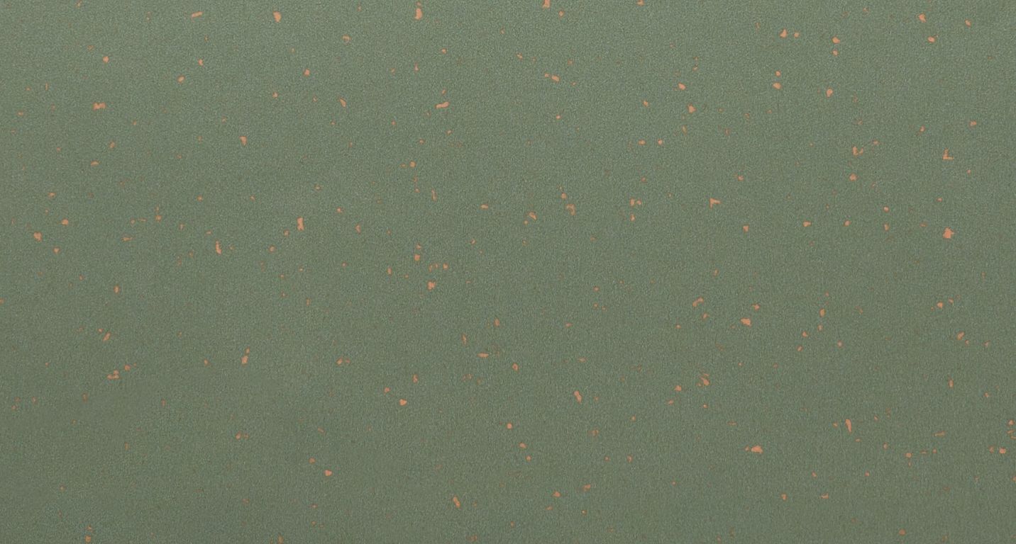 Sol vinyle rouleau TEXLINE NATURE 2M Gerflor, Uni/faux uni moucheté vert, rouleau 2.00 m