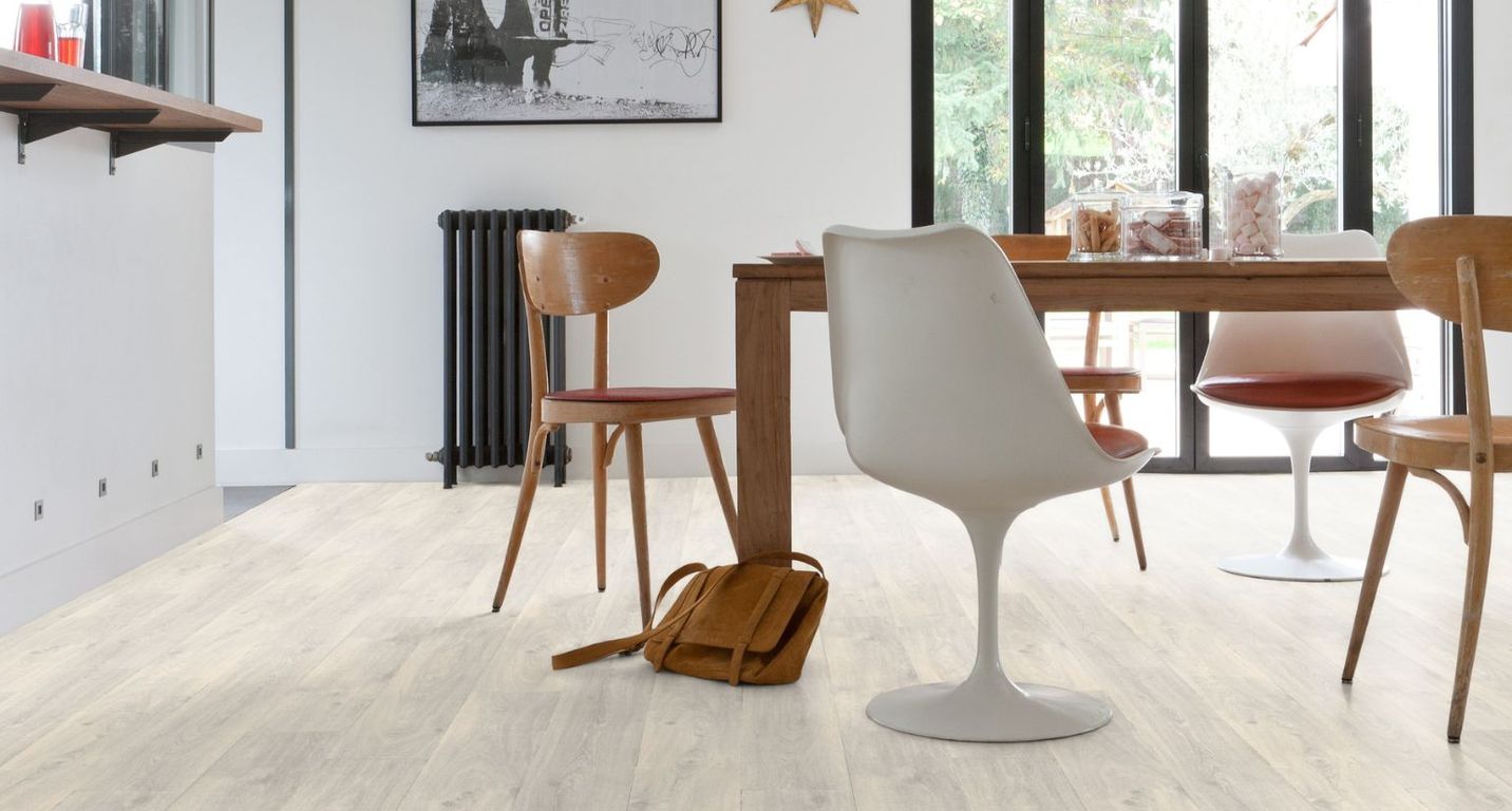 Sol vinyle rouleau TEXLINE NATURE 2M Gerflor, Bois noma blanc, rouleau 2.00 m