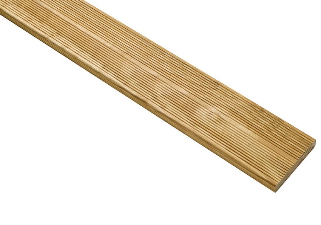 Lame de terrasse PIN PREMIER VERT CLASSE 3, 2.40M ,l 9.60 x L 240 cm