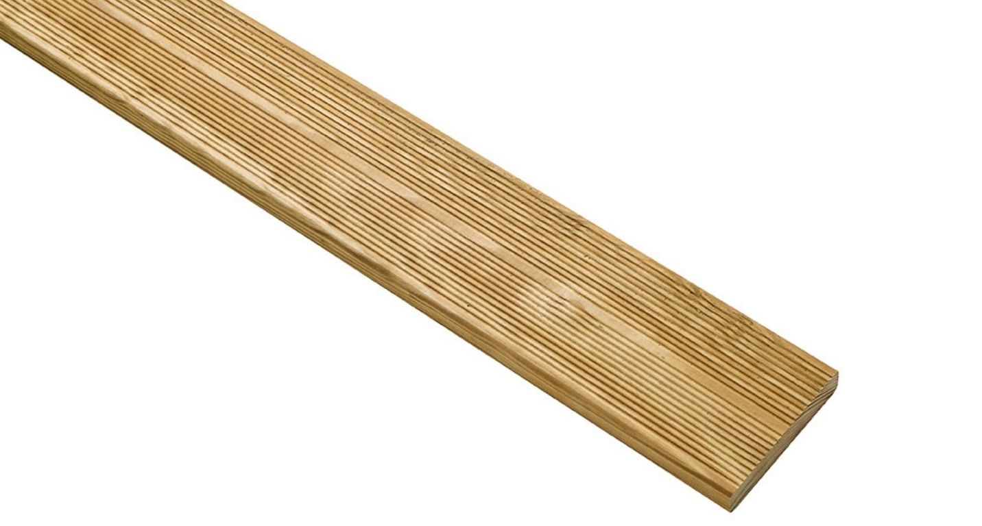 Lame de terrasse PIN PREMIER VERT CLASSE 3, 2.40M ,l 9.60 x L 240 cm