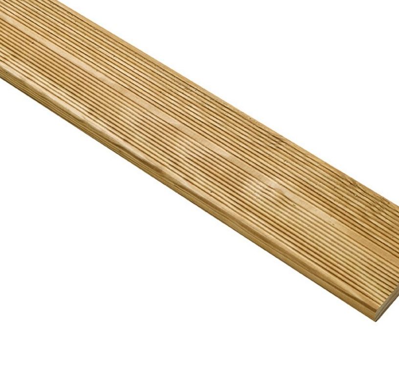 Lame de terrasse PIN PREMIER VERT CLASSE 3, 2.40M ,l 9.60 x L 240 cm