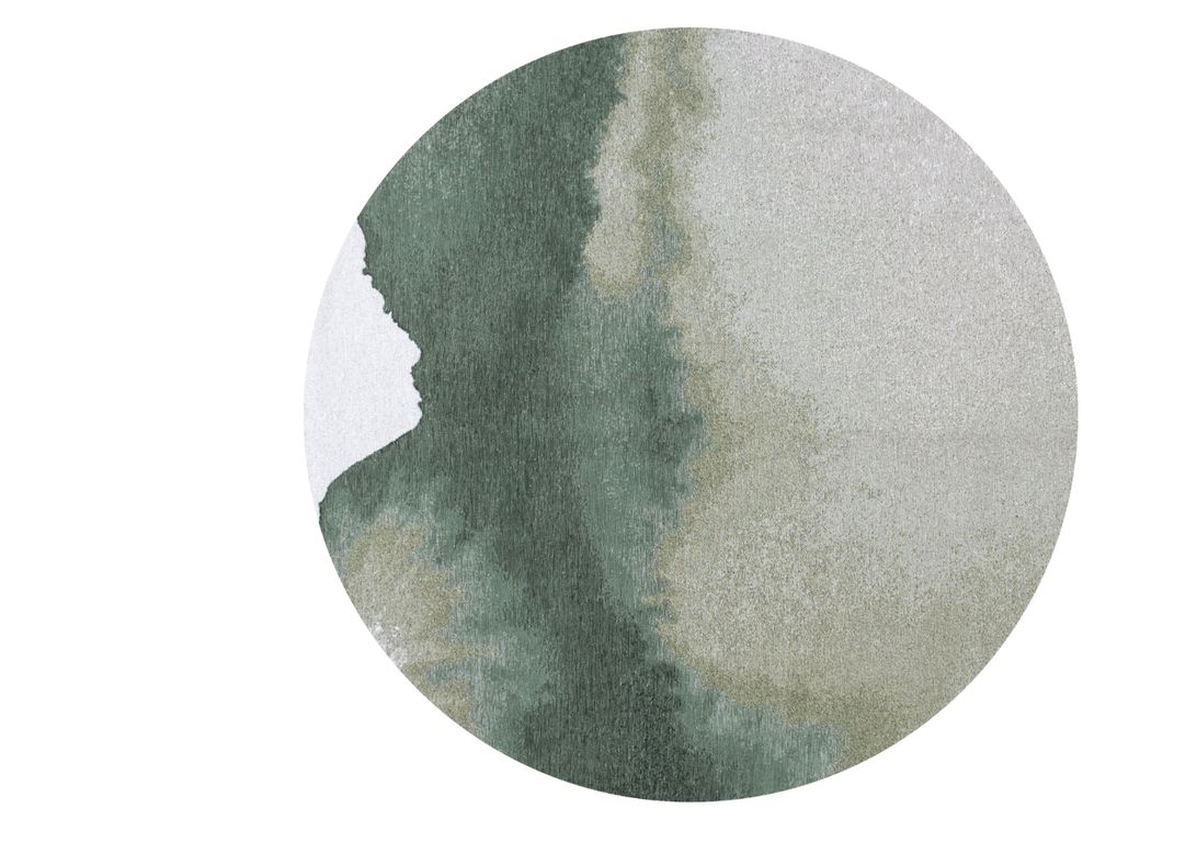 Tapis LAGOON Louis De Poortere, effacé  Palm Green