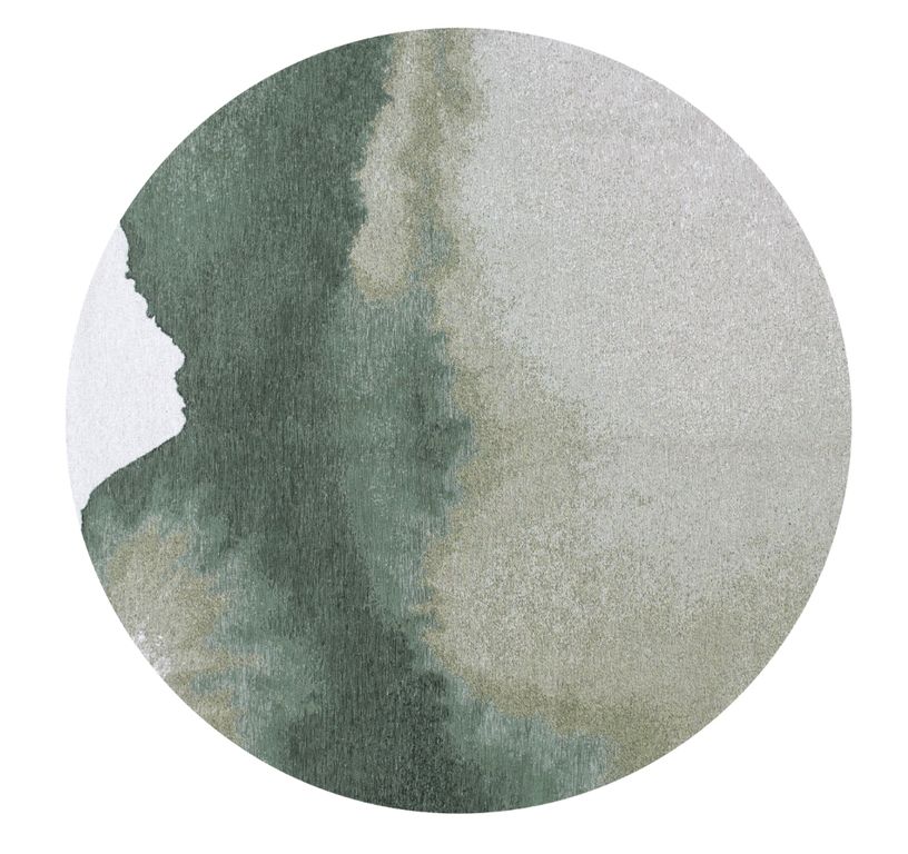 Tapis LAGOON Louis De Poortere, effacé  Palm Green