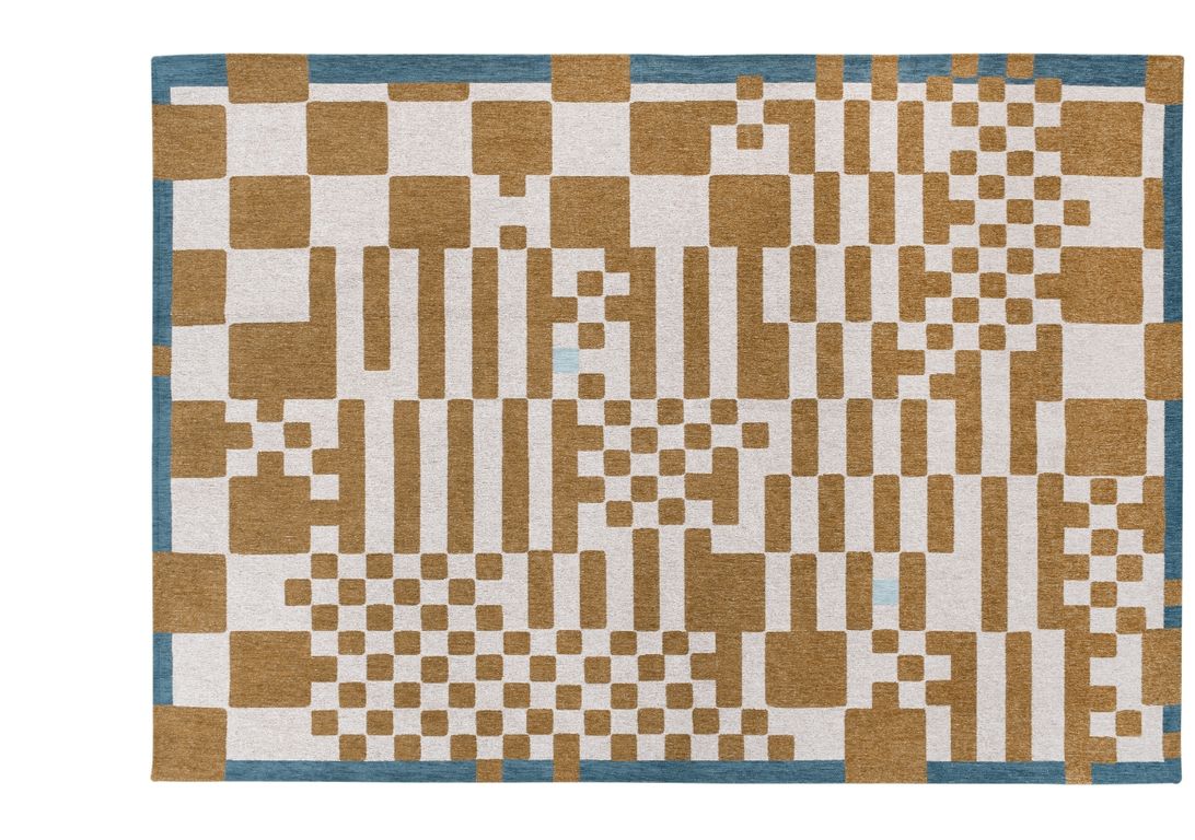 Tapis CHESS Louis De Poortere, carreau  Honey