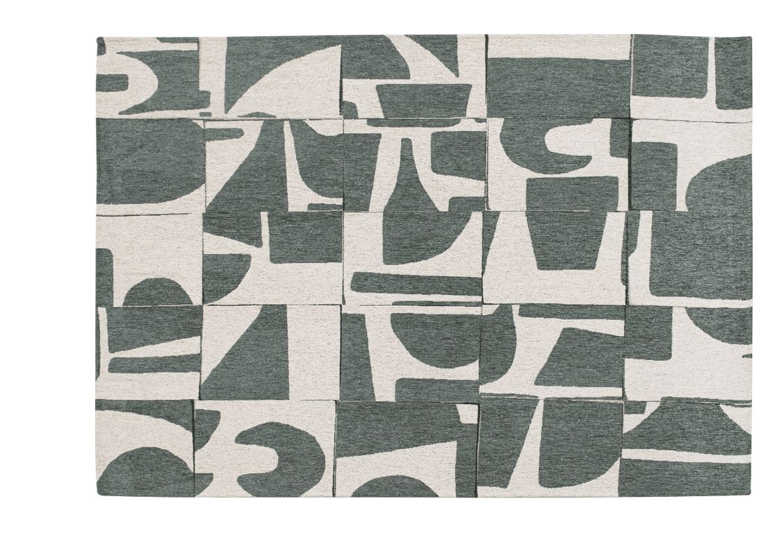 Tapis PAPERCUT Louis De Poortere, géométrique  Sea Spray