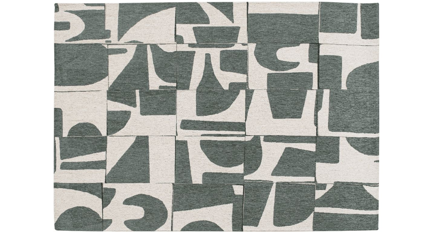 Tapis PAPERCUT Louis De Poortere, géométrique  Sea Spray