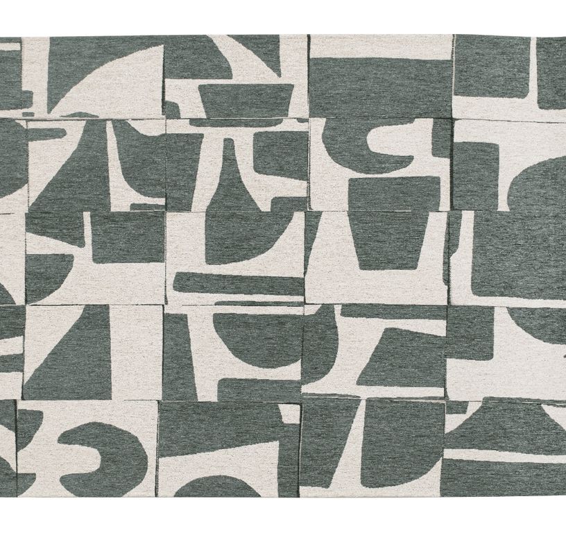 Tapis PAPERCUT Louis De Poortere, géométrique  Sea Spray