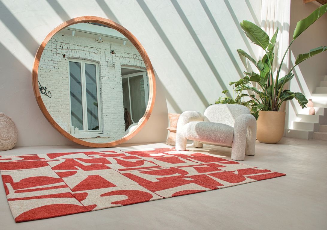 Tapis PAPERCUT Louis De Poortere, géométrique  Rust