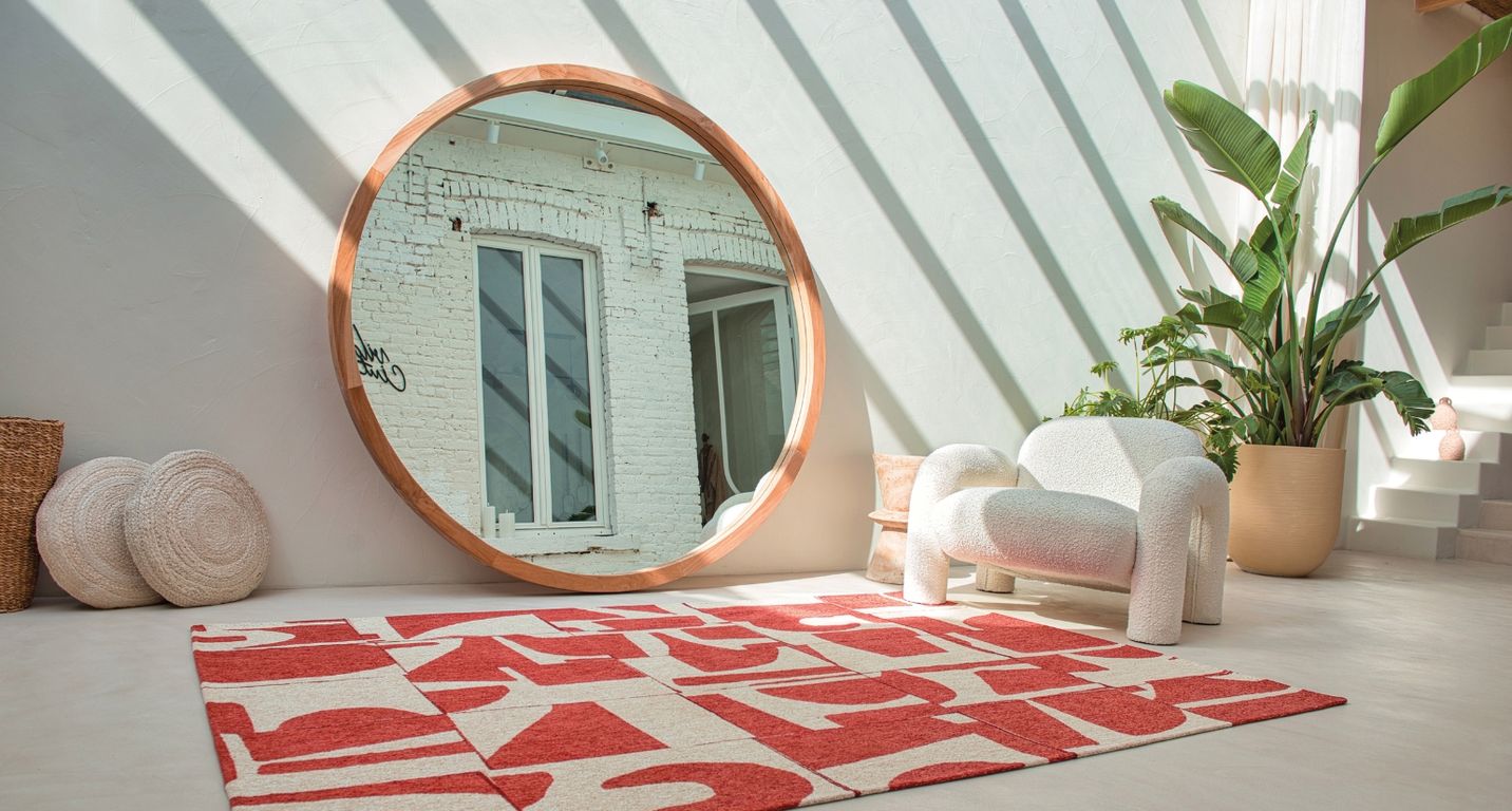 Tapis PAPERCUT Louis De Poortere, géométrique  Rust