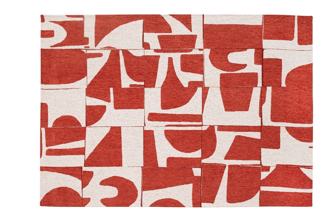 Tapis PAPERCUT Louis De Poortere, géométrique  Rust