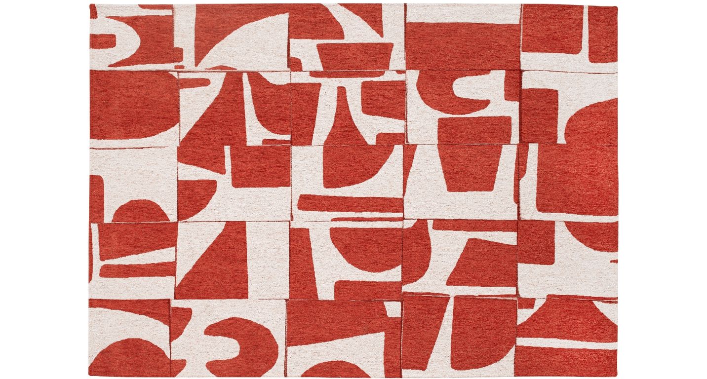 Tapis PAPERCUT Louis De Poortere, géométrique  Rust