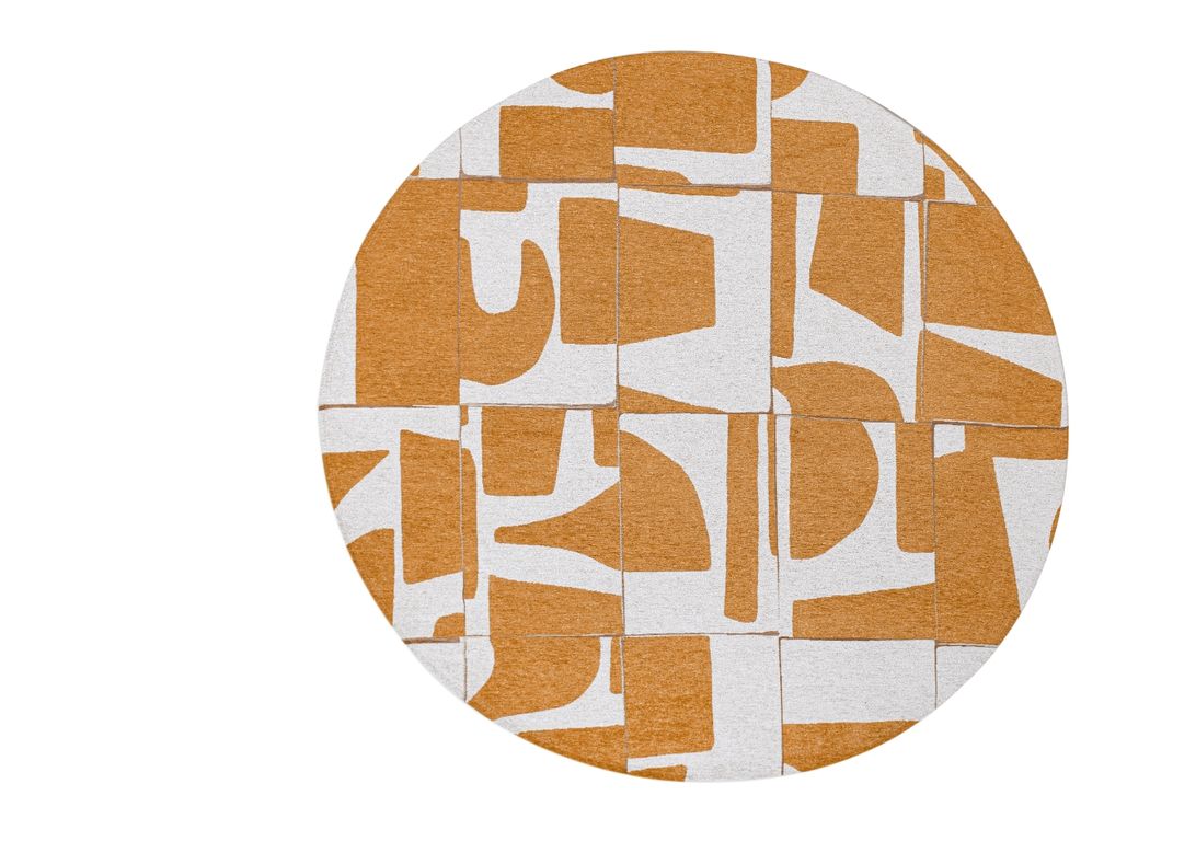 Tapis PAPERCUT Louis De Poortere, géométrique  Curry