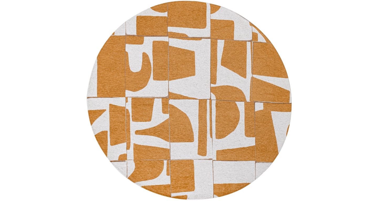 Tapis PAPERCUT Louis De Poortere, géométrique  Curry