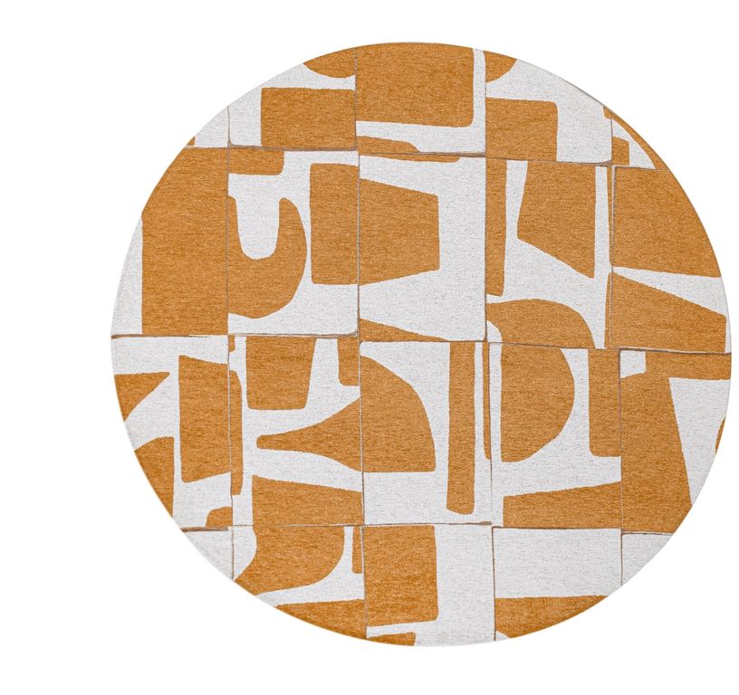 Tapis PAPERCUT Louis De Poortere, géométrique  Curry