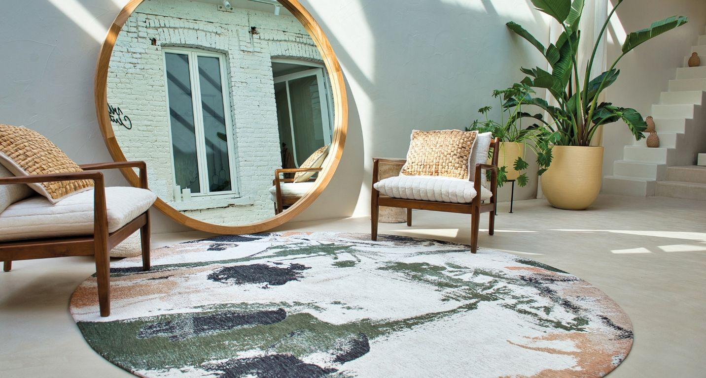 Tapis FRESQUE Louis De Poortere, effacé  Indian Rice