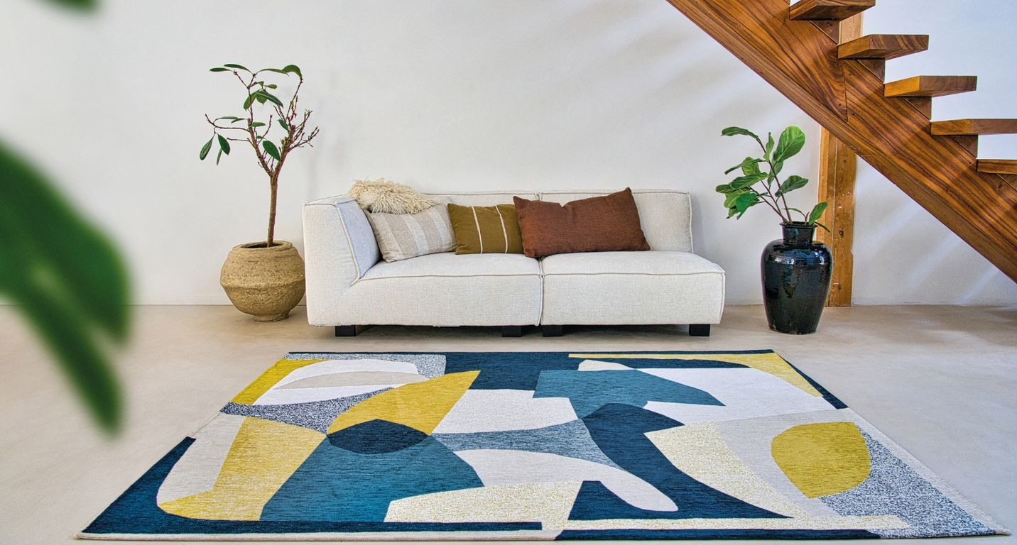 Tapis SHAPE Louis De Poortere, géométrique  Duck Song