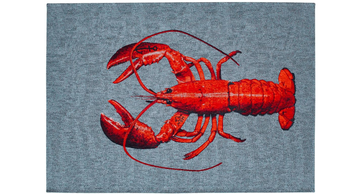Tapis LOBSTER Louis De Poortere, graphique  Steam Red