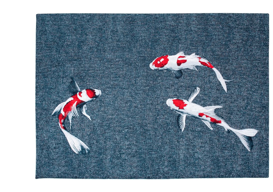 Tapis KOI Louis De Poortere, graphique  Japanese Pond