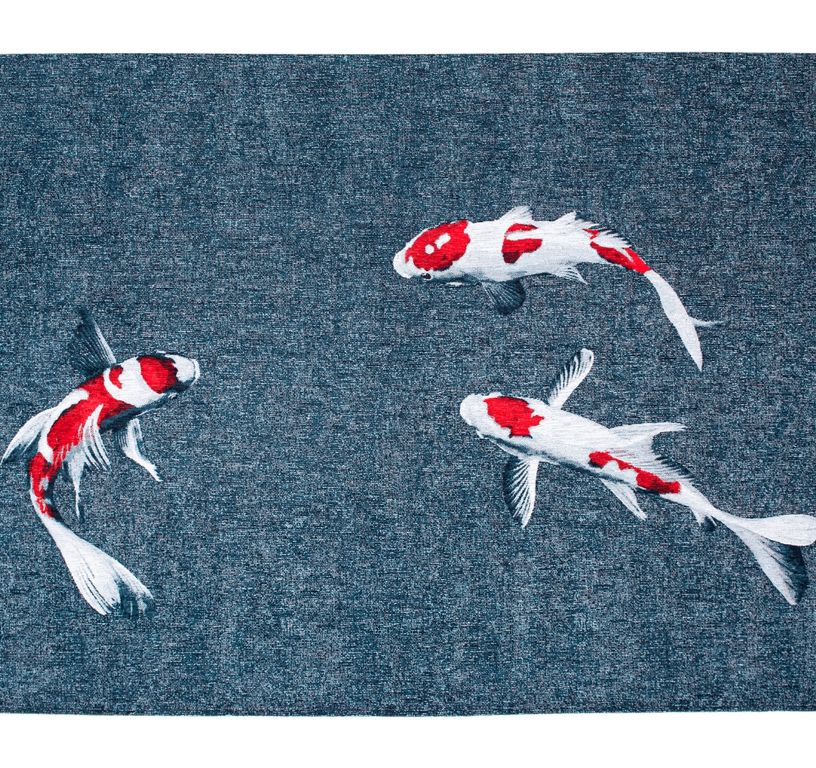 Tapis KOI Louis De Poortere, graphique  Japanese Pond