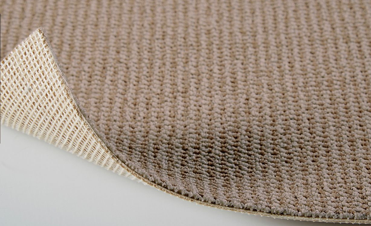 Moquette bouclée RIPIENO 4M, col taupe et beige rosé, rouleau 4.00 m