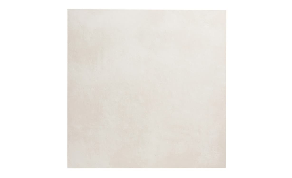 Carrelage EXTRA blanc, aspect béton blanc, dim 79.80 x 79.80 cm