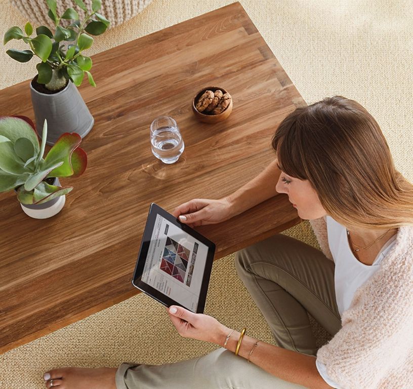 Moquette bouclée HIMALAYATEX, col ecru, rouleau 4.00 m