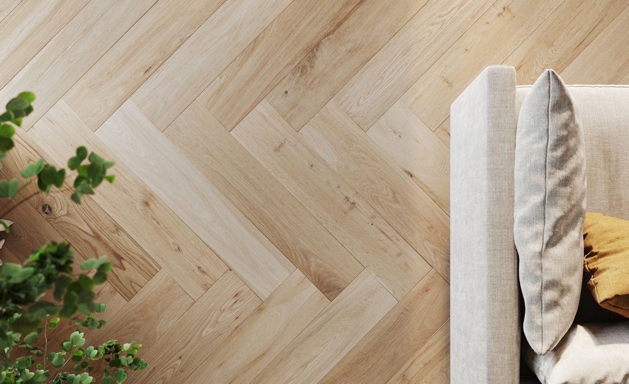 Parquet contrecollé OPERA NEW 120 CHENE COURANT, chêne naturel, verni, larg. 12.00 cm