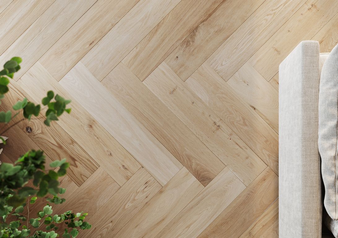 Parquet contrecollé OPERA NEW 120 CHENE COURANT, chêne naturel, verni, larg. 12.00 cm