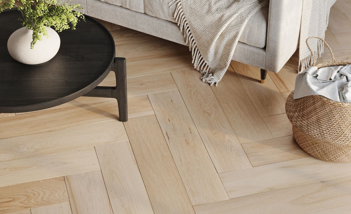 Parquet contrecollé OPERA NEW 120 CHENE COURANT, chêne naturel, verni, larg. 12.00 cm