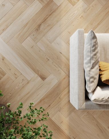 Parquet contrecollé OPERA NEW 120 CHENE COURANT, chêne naturel, verni, larg. 12.00 cm