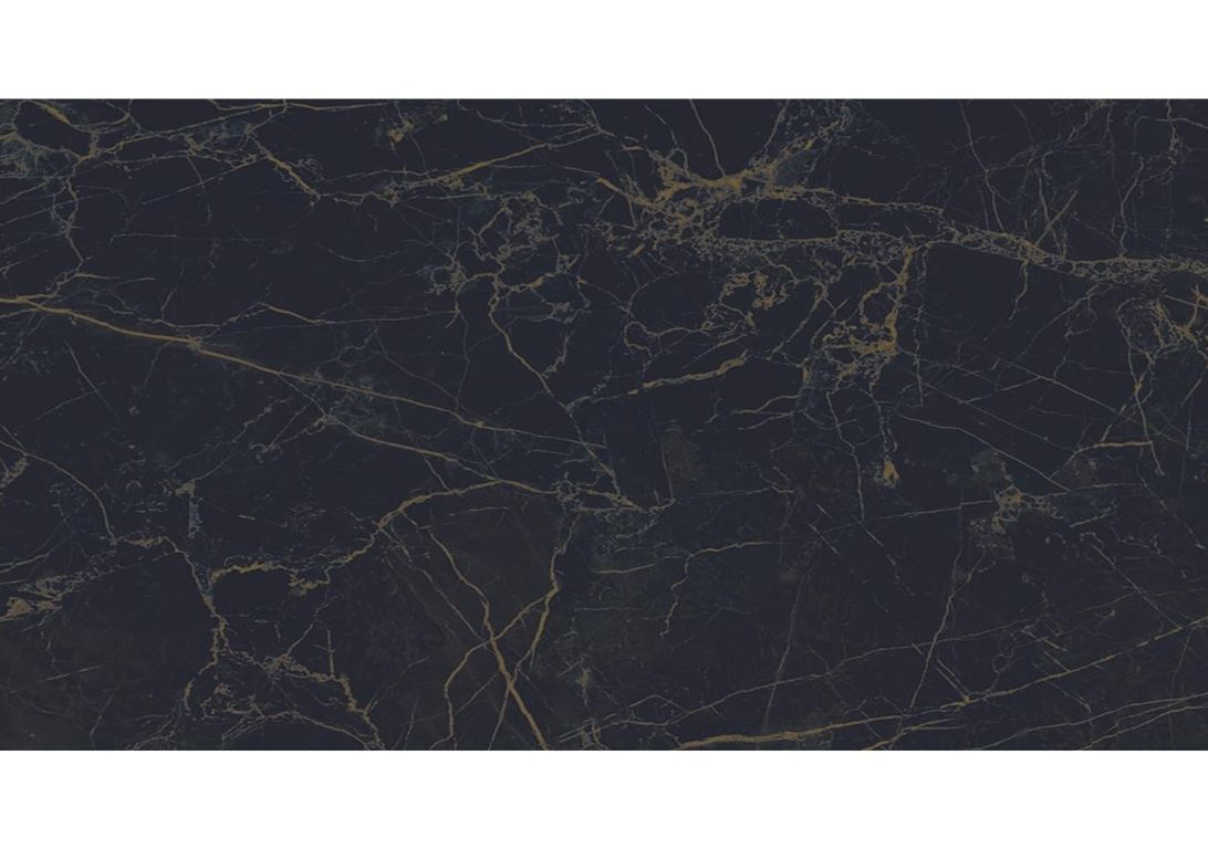 Carrelage EBENE NOIR POLI, aspect marbre noir, dim 60.00 x 120.00 cm