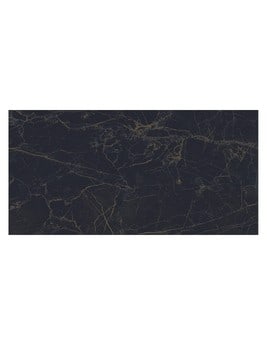 Carrelage MARQUINA NOIR POLI, aspect marbre noir, dim 61.00 x 120.00 cm