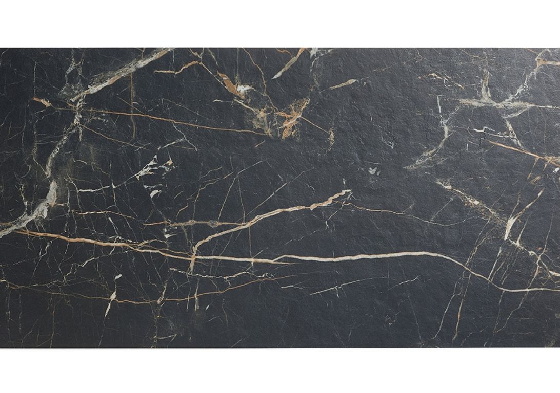 Carrelage EBENE NOIR MAT, aspect marbre , dim 60.00 x 120.00 cm