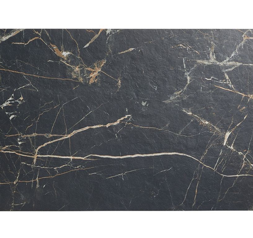 Carrelage EBENE NOIR MAT, aspect marbre , dim 60.00 x 120.00 cm