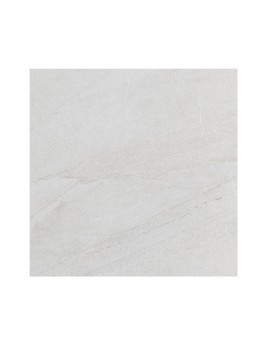 Carrelage HALLEY blanc, aspect béton silver, dim 90.00 x 90.00 cm